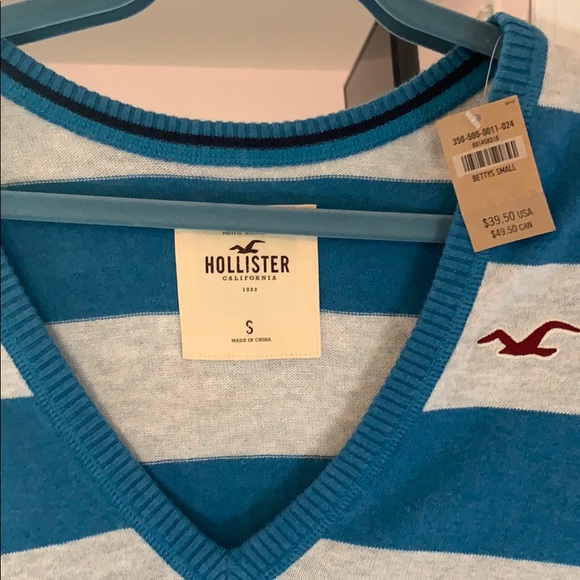 NWT Hollister Striped Long Sleeve Top - Picture 3 of 4